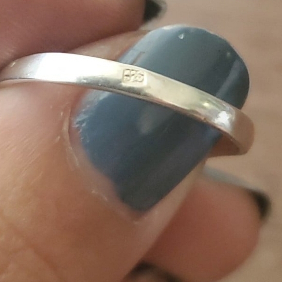 Baltic Amber Ring size 10 Sterling - Picture 2 of 2